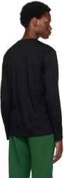 Lacoste Black Crewneck Long Sleeve T-Shirt