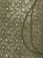 ANDERSSON BELL - Net Cotton Blend Knit Crewneck Sweater