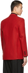 Saint Laurent Wool Striped Blazer