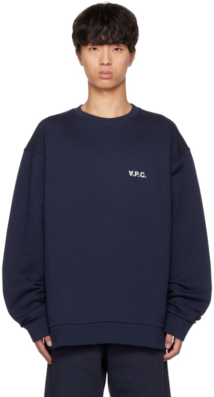 Photo: A.P.C. Navy Clint Sweatshirt