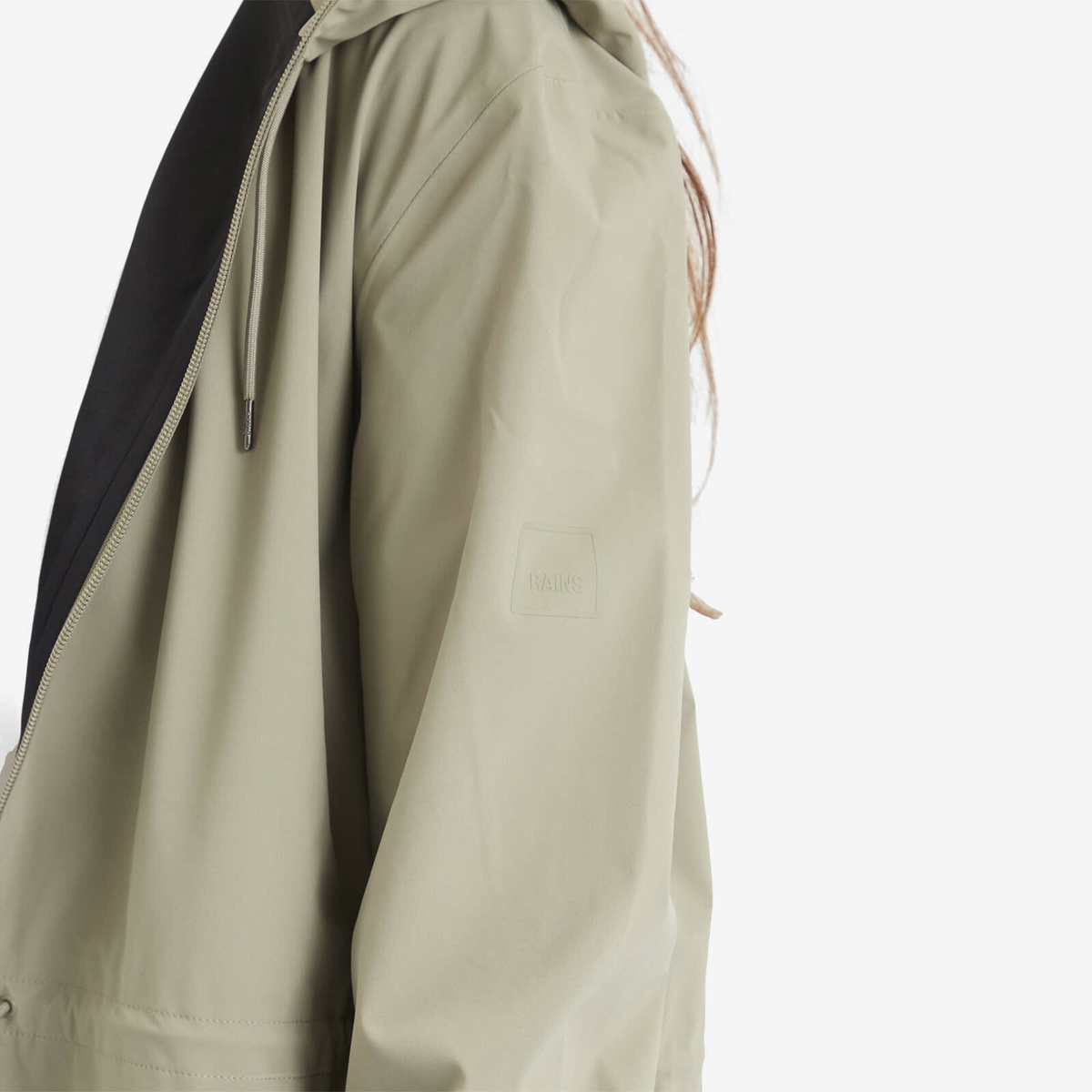 Rains Women's Suva Hardshell String Jacket in Drift