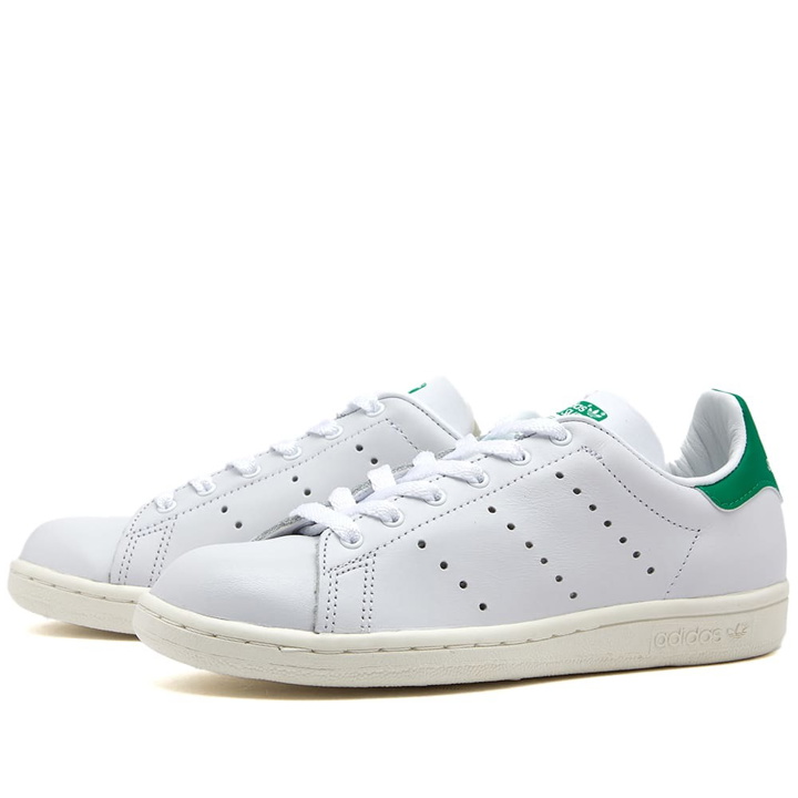 Photo: Adidas Stan Smith 80S Sneakers in White/Green