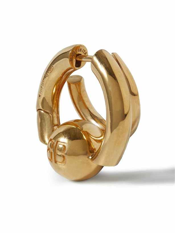Photo: Balenciaga - Gold-Tone Single Hoop Earring