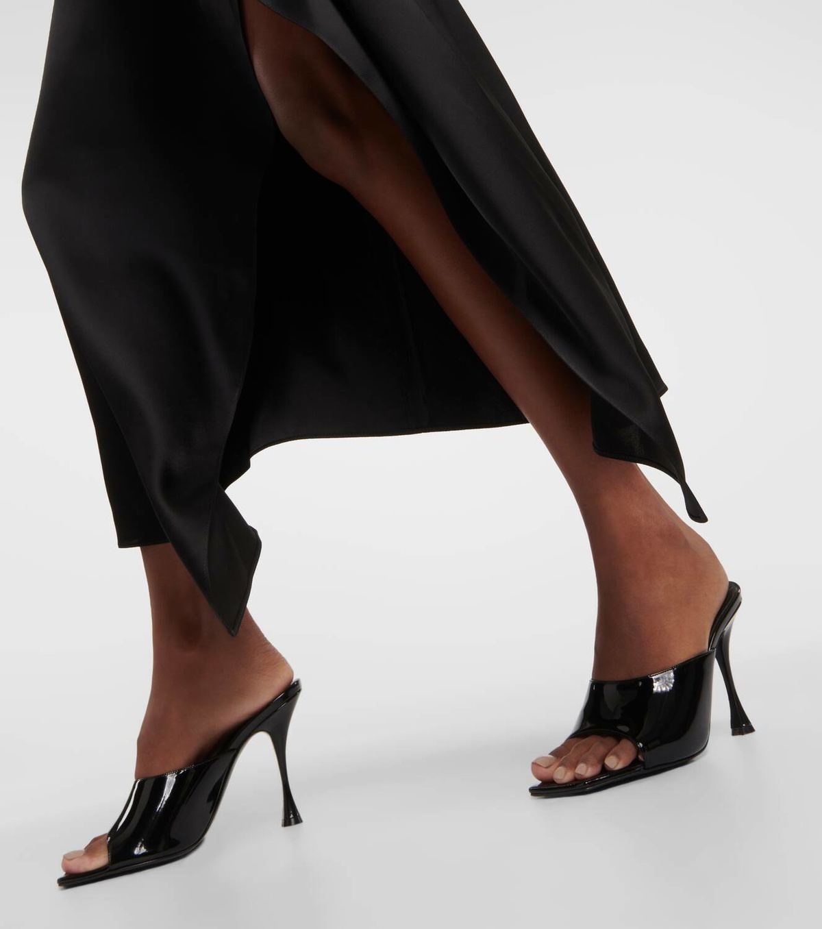 David Koma Crystal-embellished midi skirt