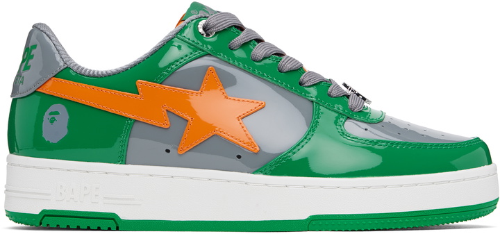 Photo: BAPE Green & Gray 'BAPE' STA #1 Sneakers
