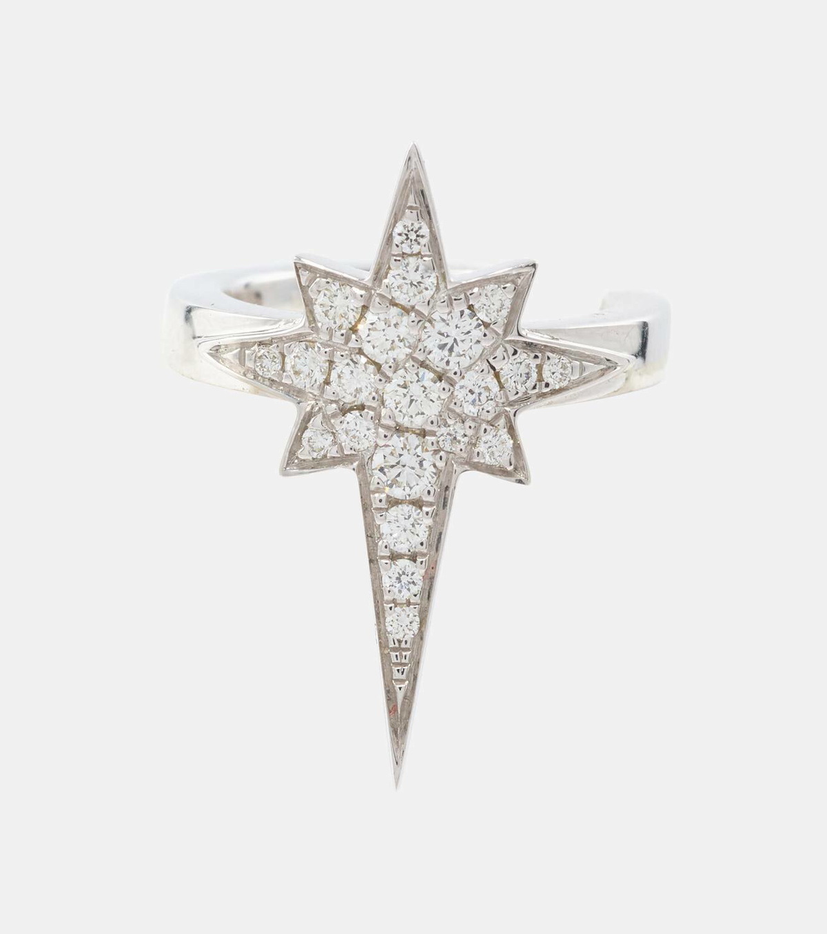 Robinson Pelham North Star 14kt white gold ear cuffs with diamonds