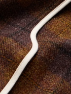 MAN 1924 - Checked Virgin Wool-Tweed Shirt Jacket - Brown