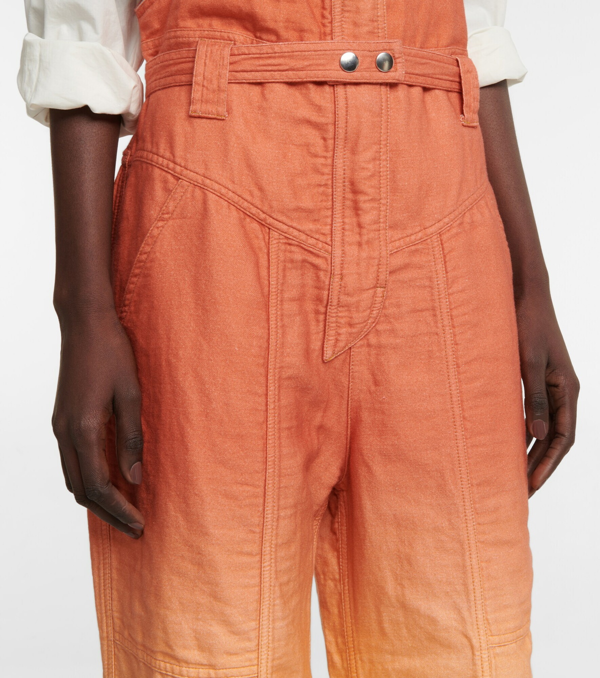 Isabel Marant - Keishatd dégradé cotton and linen jumpsuit