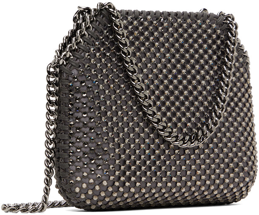 Stella McCartney Gray Mini Falabella Shoulder Bag Stella McCartney