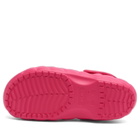 Crocs Classic Lined Overpuff Clog in Dragon Fruit