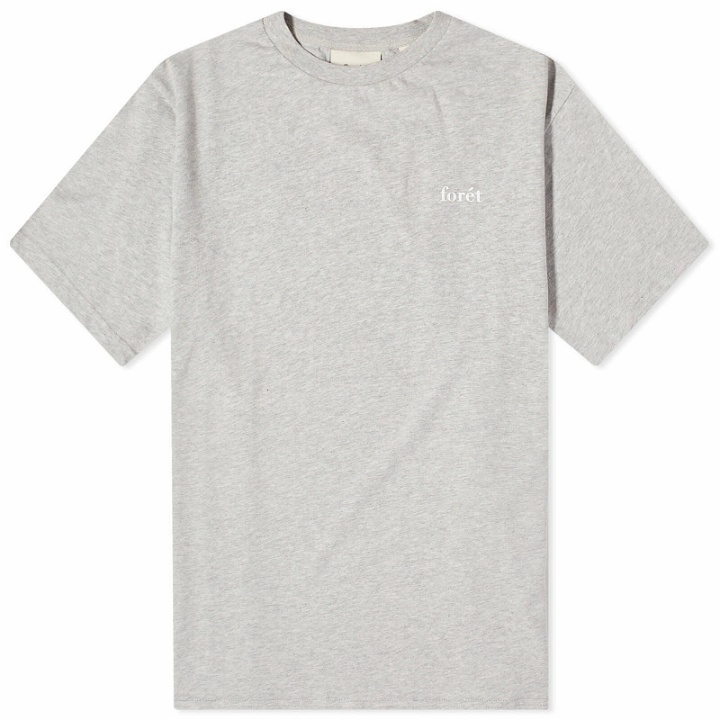 Photo: Foret Men's Air T-Shirt in Light Grey Melange