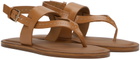 Max Mara Tan Thongstitch Sandals