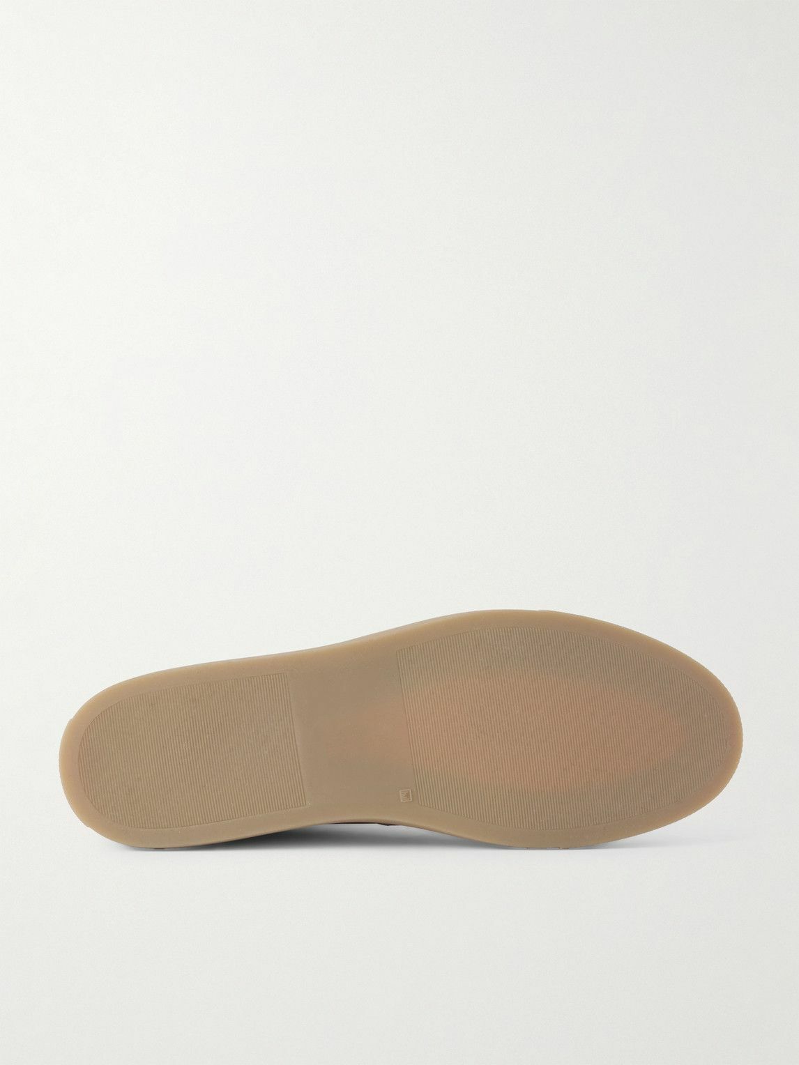 Common Projects - Bball Suede-Trimmed Leather Sneakers - Brown