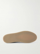 Common Projects - Bball Suede-Trimmed Leather Sneakers - Brown