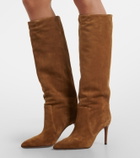 Paris Texas Stiletto suede knee-high boots
