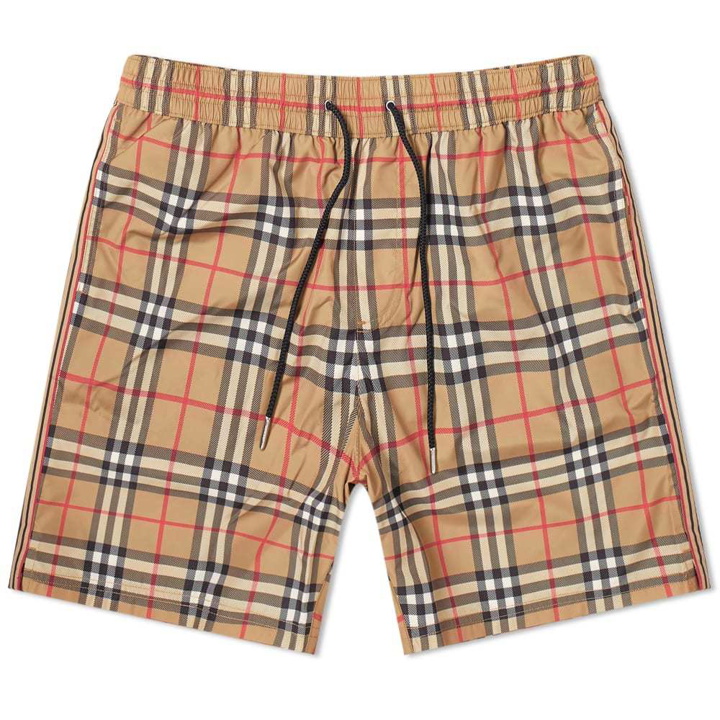 Photo: Burberry Guildes Check Swim Short