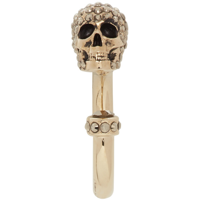 アクセサリーその他 MCQUEEN Skull earrings Alexander McQueen Skull Earring | Silver | FARFETCH