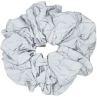 MM6 Maison Margiela Gray Reflective Scrunchie
