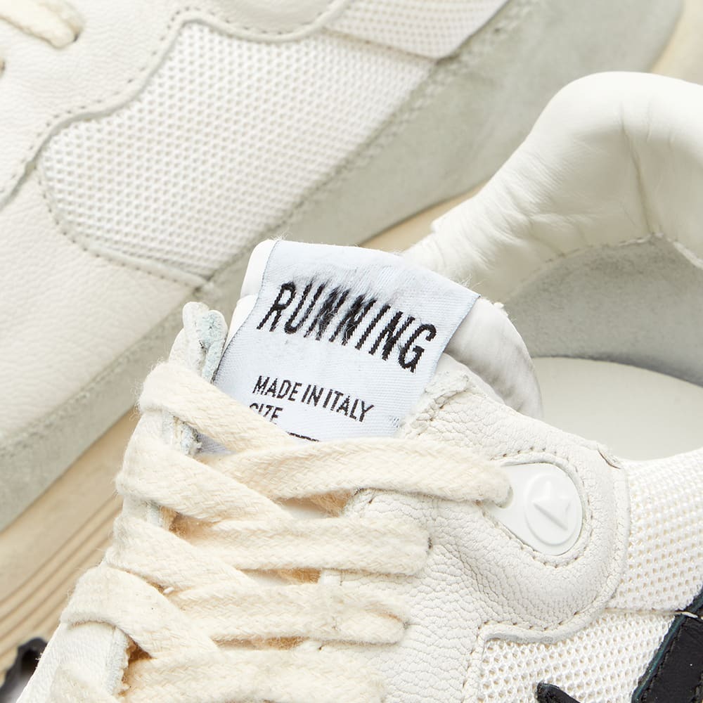 Golden Goose Women's Running Sole Sneakers in White/Ivory/Black