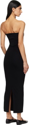 LESET Black Rio Bandeau Midi Dress