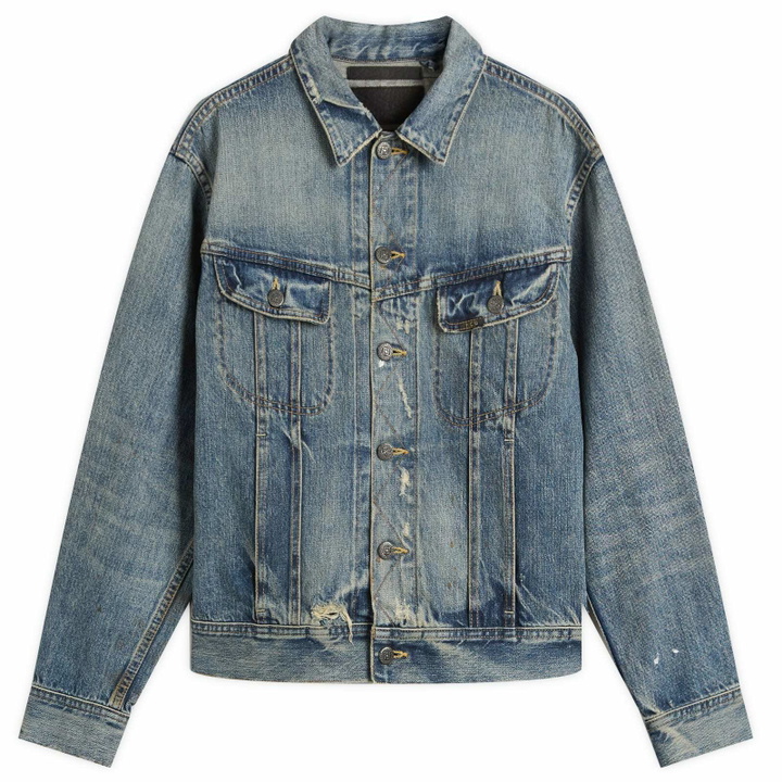 Photo: Mastercraft Union Men's Edo Vintage Denim Jacket in Mid