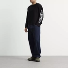Bene Culture Worldwide Thermal Long Sleeve T-Shirt in Black