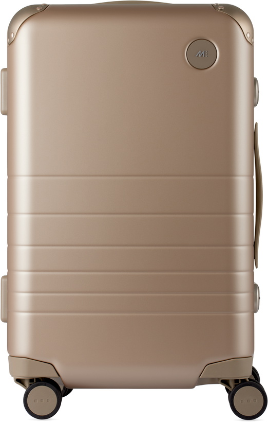 Photo: Monos Beige Hybrid Carry-On Suitcase
