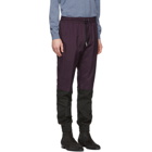 Givenchy Purple Two-Toned Vertical Lounge Pants