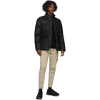 Stone Island Shadow Project Black Down Linen Jacket