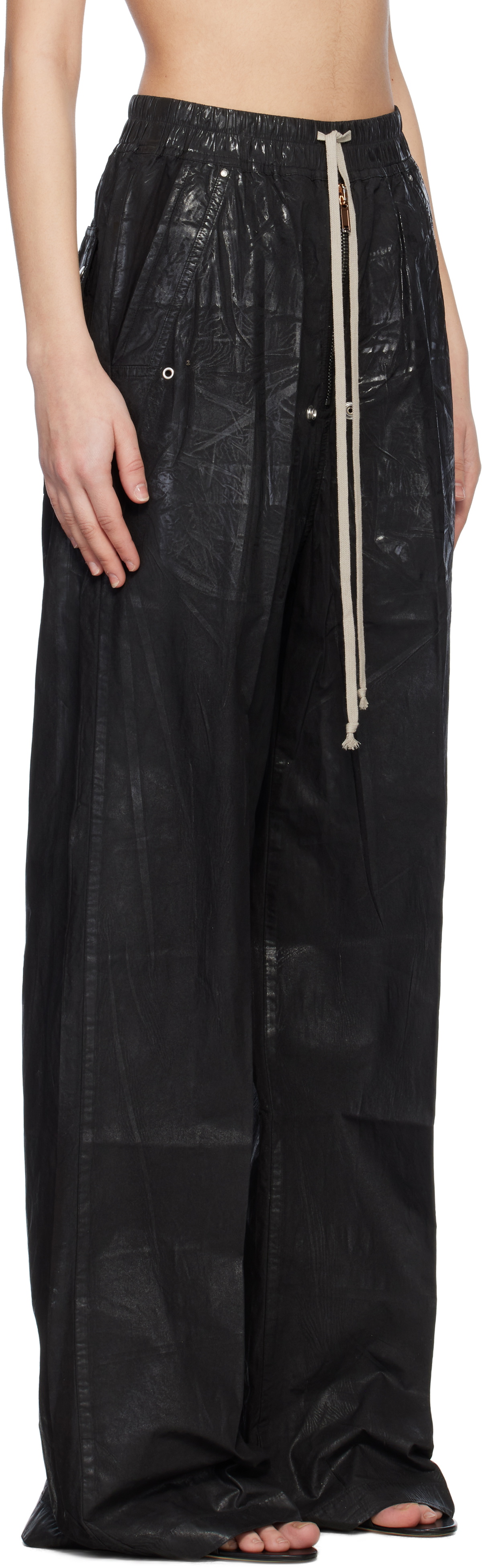 Rick Owens DRKSHDW Black Hollywood Geth Belas Lounge Pants