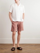 Incotex - Straight-Leg Cotton-Blend Twill Shorts - Pink