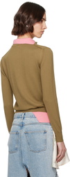 ALL-IN Beige & Pink Double Polo