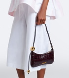 Jacquemus Bisou Perle Small leather shoulder bag
