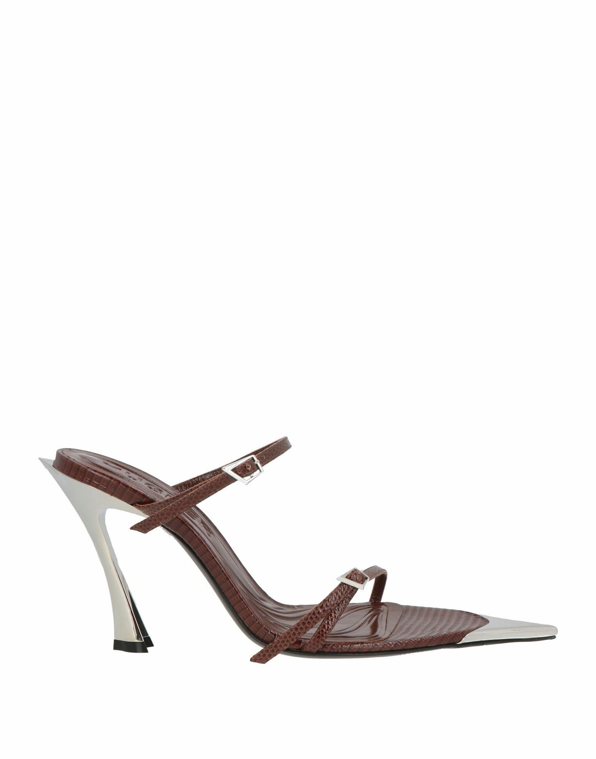 Mugler Womens Sandals in Chocolate brown