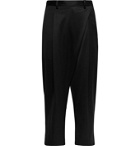 Sasquatchfabrix. - Cropped Wool-Blend Trousers - Black