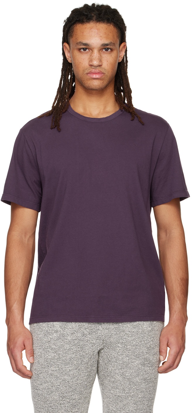 Photo: Vince Purple Garment Dye T-Shirt