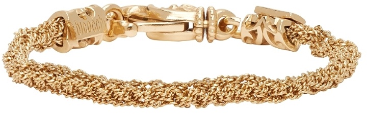 Photo: Emanuele Bicocchi Gold Crocheted Bracelet