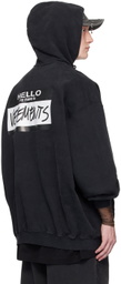 VETEMENTS Black 'My Name Is Vetements' Hoodie