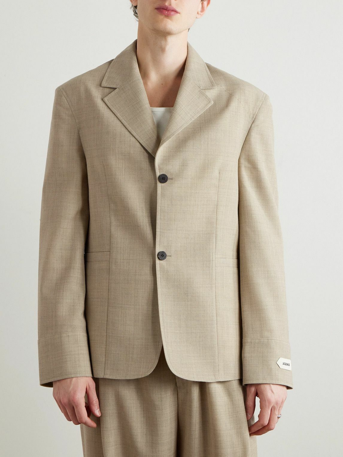 Jacquemus - Canevas Wool Suit Jacket - Neutrals
