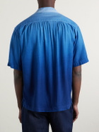 Blue Blue Japan - Camp-Collar Dégradé Woven Shirt - Blue