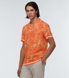 Orlebar Brown - Hibbert floral bowling shirt