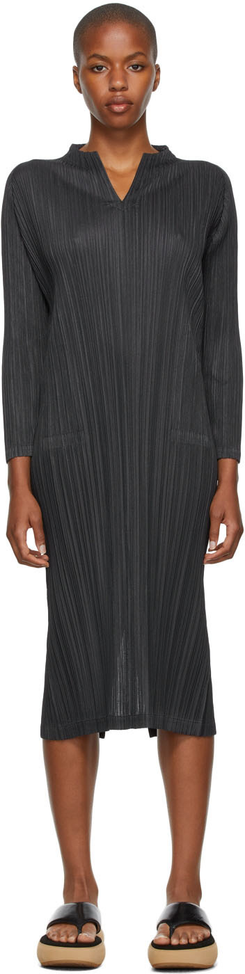 Pleats Please Issey Miyake Mellow Pleats Three-Quarter Sleeve