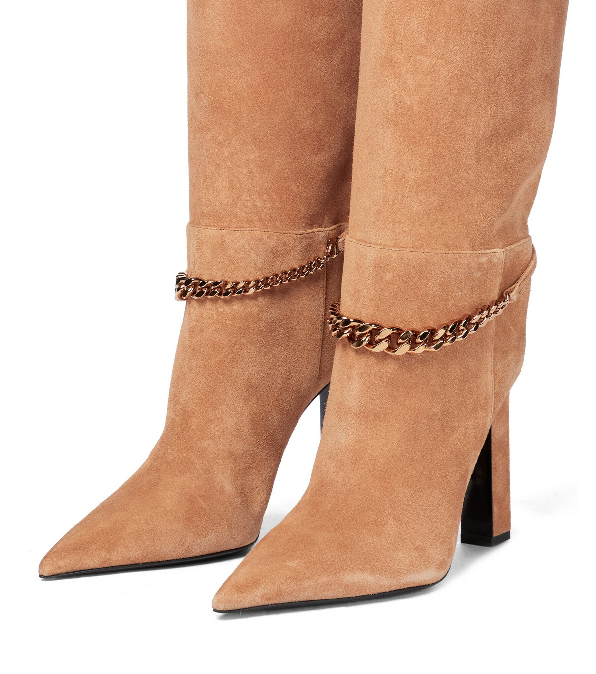 Versace - Suede knee-high boots Versace display picture 1