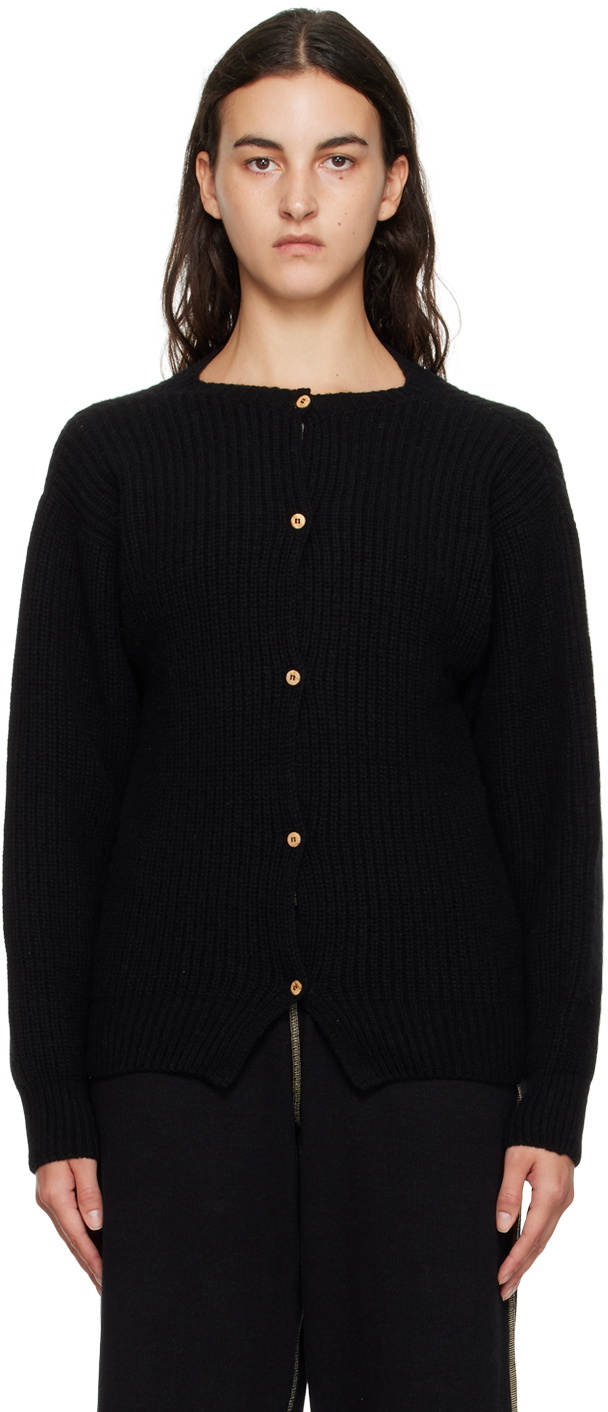 baserange カーディガン black Baserange Black Mea Cardigan Baserange