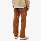 ICECREAM Men's Embroidered Corduroy Pants in Brown