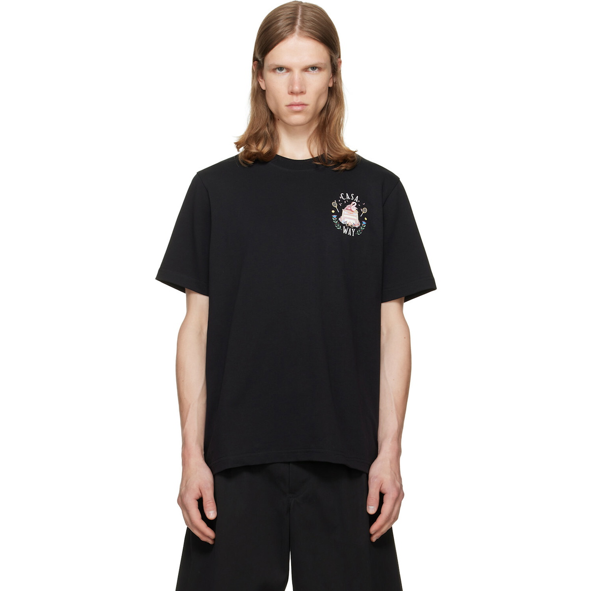 Casablanca Black Classic T-shirt