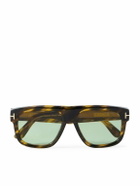 TOM FORD - Icon Square-Frame Tortoiseshell Acetate Sunglasses
