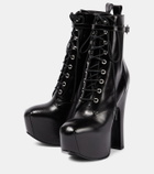 Vivienne Westwood Leather platform ankle boots