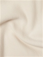 Les Tien - Garment-Dyed Cotton-Fleece Hoodie - Neutrals