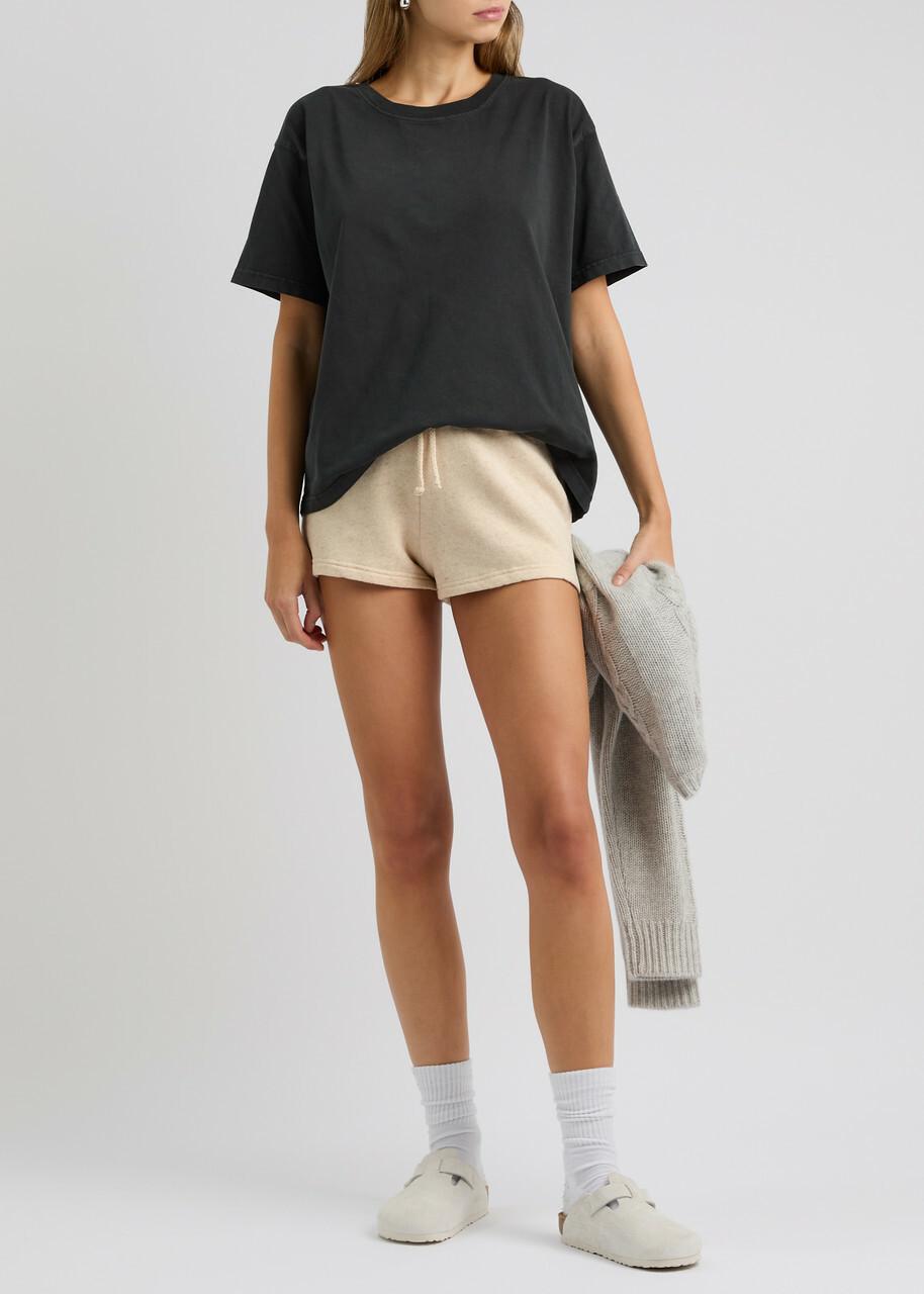 American Vintage Itonay Cotton-blend Shorts Cream